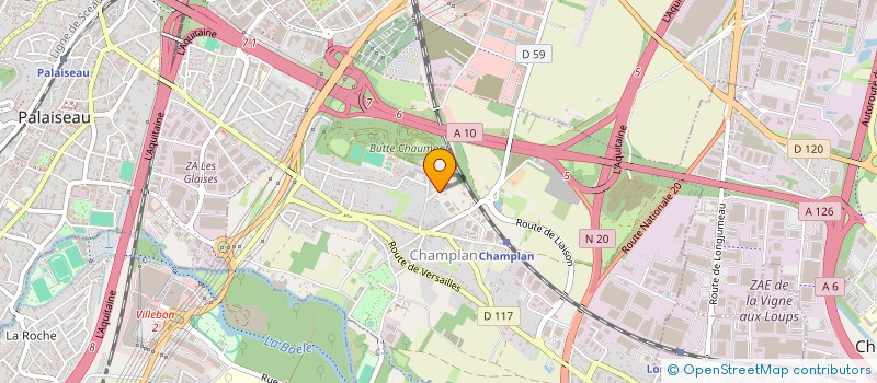 localisation de l'entreprise MONSIEUR STEPHANE HUGUENIN  CHAMPLAN