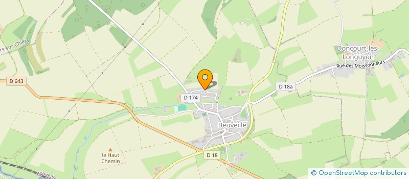 localisation de l'entreprise MONSIEUR STEPHANE HUK  BEUVEILLE