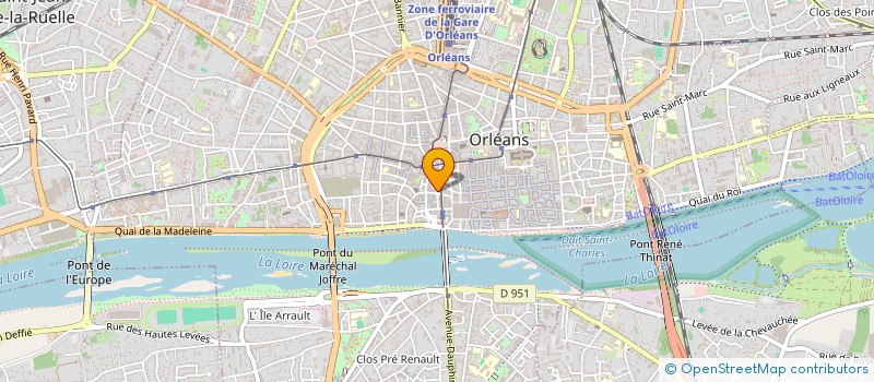 localisation de l'entreprise MONSIEUR STEPHANE HUSSEIN à ORLEANS