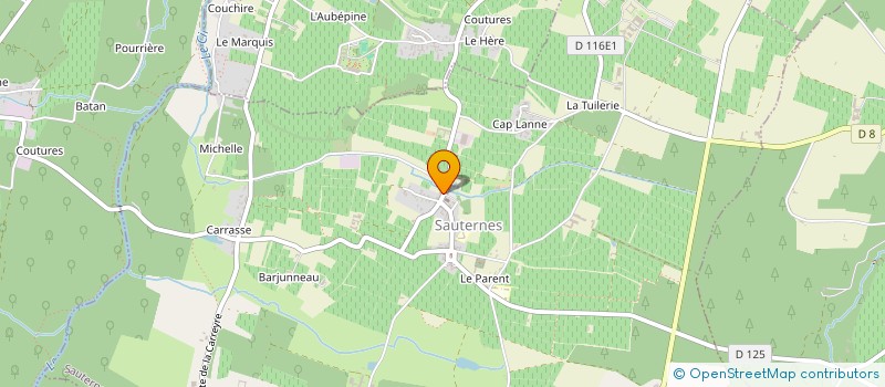 localisation de l'entreprise MONSIEUR STEPHANE HUSSON  SAUTERNES