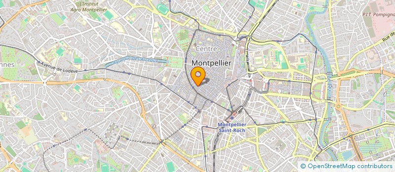 localisation de l'entreprise MONSIEUR STEPHANE HUTER à MONTPELLIER