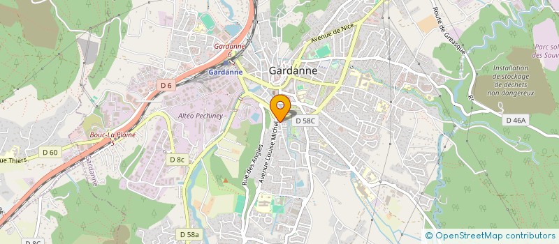 localisation de l'entreprise MONSIEUR STEPHANE HUVE à GARDANNE