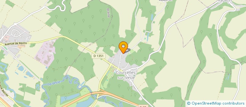 localisation de l'entreprise MONSIEUR STEPHANE HYPACH  COURCELLES-SUR-VESLE