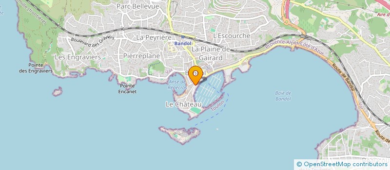 localisation de l'entreprise MONSIEUR STEPHANE IARIA à BANDOL