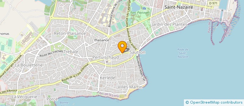 localisation de l'entreprise MONSIEUR STEPHANE IHL  SAINT-NAZAIRE