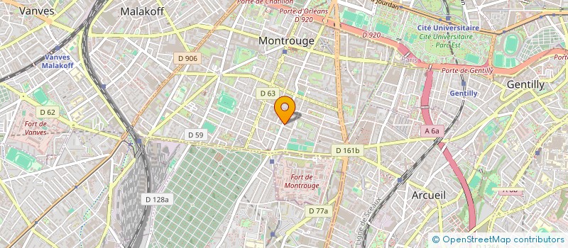 localisation de l'entreprise MONSIEUR STEPHANE IMBERT  MONTROUGE