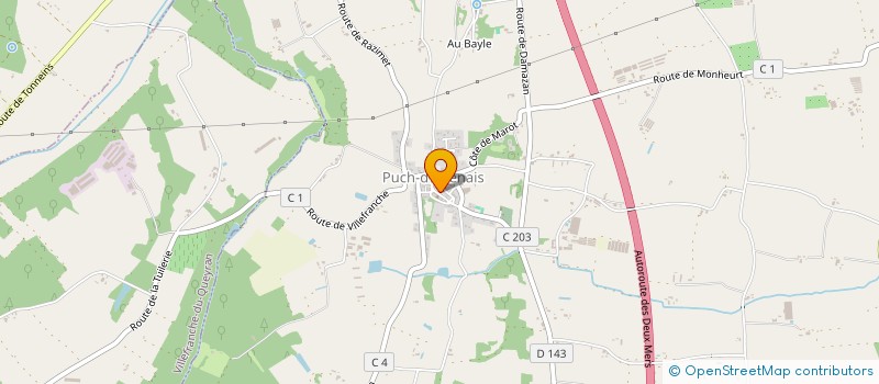 localisation de l'entreprise MONSIEUR STEPHANE INESTA  PUCH-D'AGENAIS