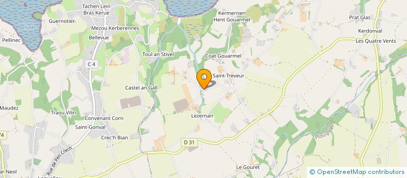 localisation de l'entreprise MONSIEUR STEPHANE INGRAND  PLOUGRESCANT