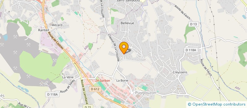 localisation de l'entreprise MONSIEUR STEPHANE IORFIDA  PUYGOUZON