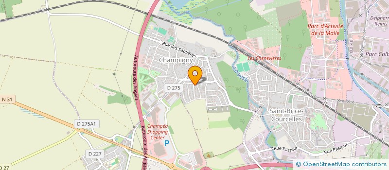 localisation de l'entreprise MONSIEUR STEPHANE IRSUTTI  CHAMPIGNY