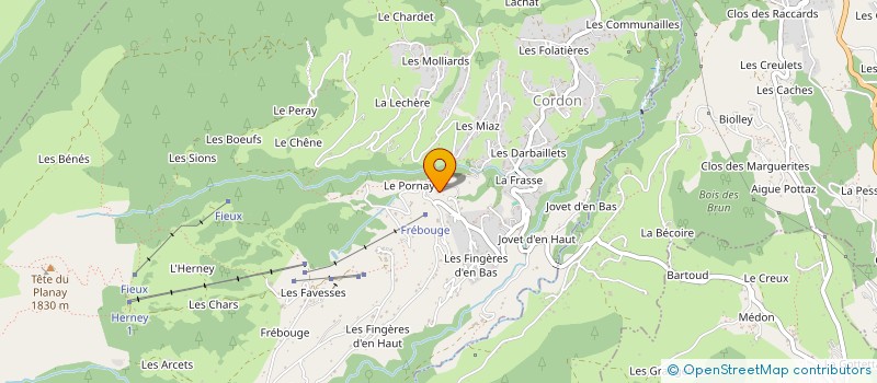 localisation de l'entreprise MONSIEUR STEPHANE ISOUX  CORDON