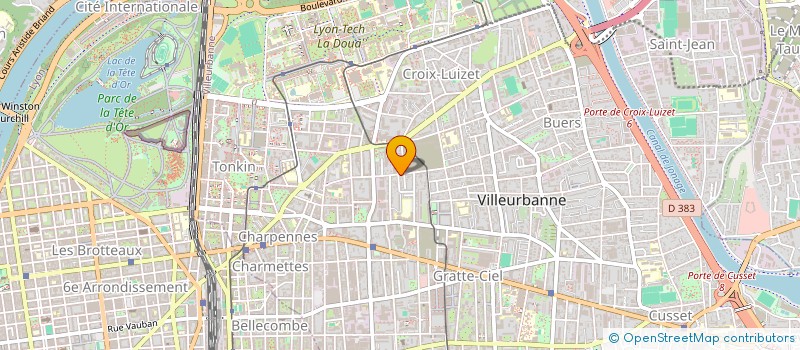 localisation de l'entreprise MONSIEUR STEPHANE ITRI  VILLEURBANNE