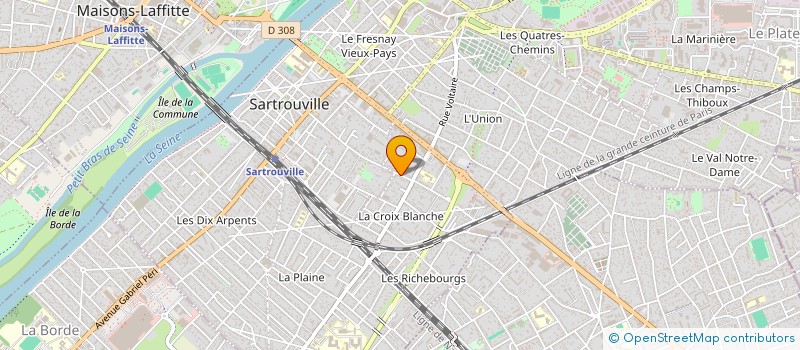 localisation de l'entreprise MONSIEUR STEPHANE IVANOFF  SARTROUVILLE