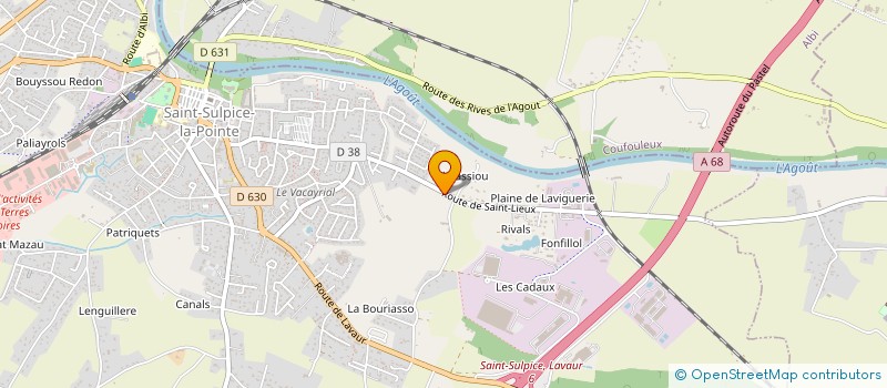 localisation de l'entreprise MONSIEUR STEPHANE JACKEL à SAINT-SULPICE-LA-POINTE