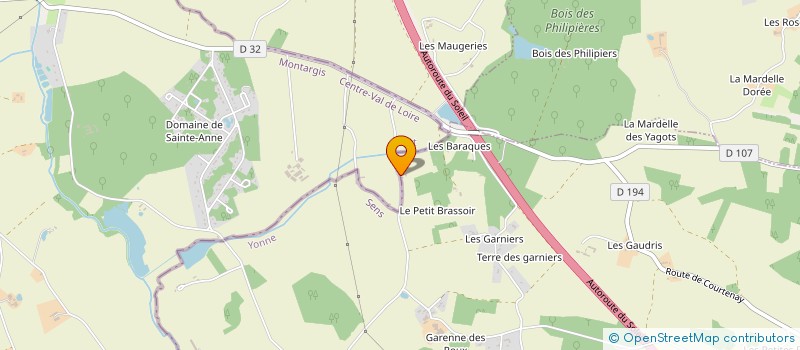 localisation de l'entreprise MONSIEUR STEPHANE JACQUEMIN  SAINT LOUP D'ORDON