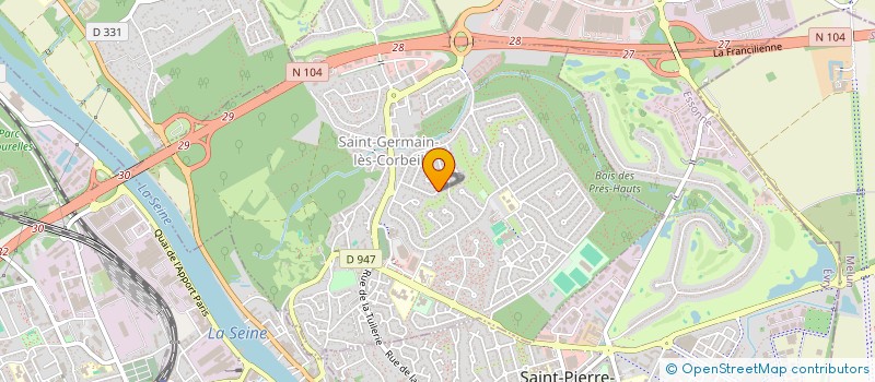 localisation de l'entreprise MONSIEUR STEPHANE JACQUOT  SAINT-GERMAIN-LES-CORBEIL