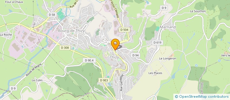 localisation de l'entreprise MONSIEUR STEPHANE JALLAT à THIZY-LES-BOURGS