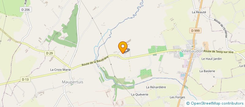 localisation de l'entreprise MONSIEUR STEPHANE JAMARD  VILLEBAUDON