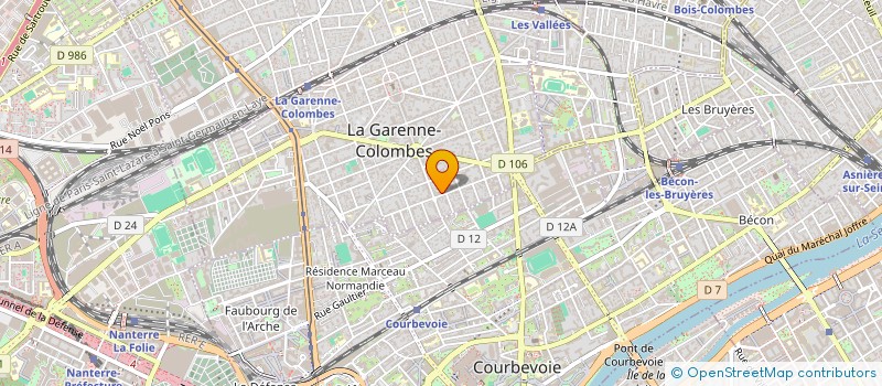 localisation de l'entreprise MONSIEUR STEPHANE JAMBON à LA GARENNE-COLOMBES