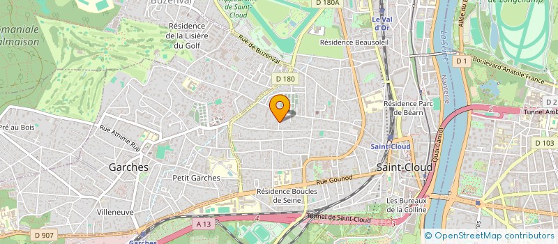 localisation de l'entreprise MONSIEUR STEPHANE JAQUET à SAINT-CLOUD