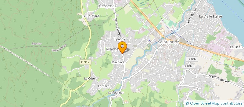 localisation de l'entreprise MONSIEUR STEPHANE JAROUSSAC  SAINT-JORIOZ