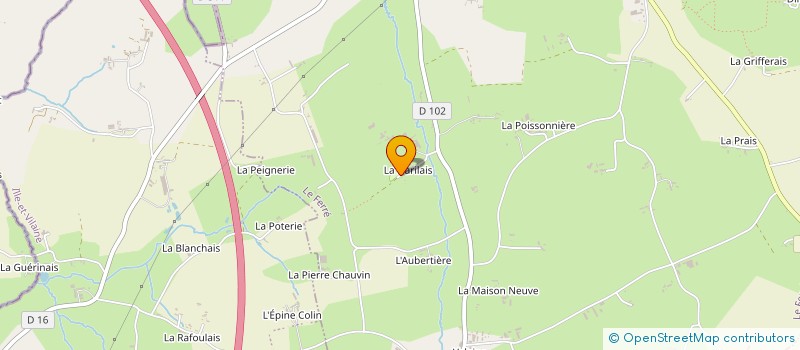 localisation de l'entreprise MONSIEUR STEPHANE JARRY  CHANTEPIE