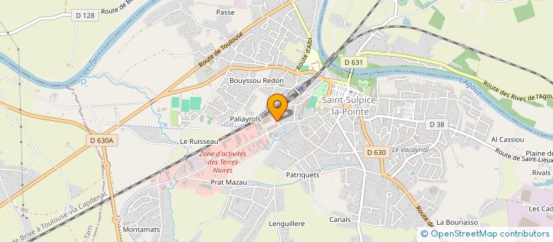 localisation de l'entreprise MONSIEUR STEPHANE JAUREGUI à SAINT-SULPICE-LA-POINTE