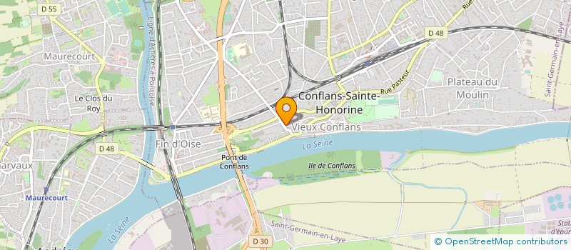 localisation de l'entreprise MONSIEUR STEPHANE JAVANAUD  CONFLANS-SAINTE-HONORINE