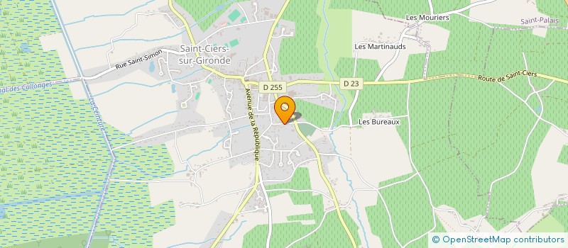 localisation de l'entreprise MONSIEUR STEPHANE JEAN-BAPTISTE à SAINT-CIERS-SUR-GIRONDE