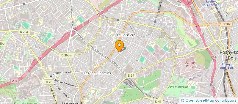 localisation de l'entreprise MONSIEUR STEPHANE JEAN WINDRESTEIN à MONTREUIL