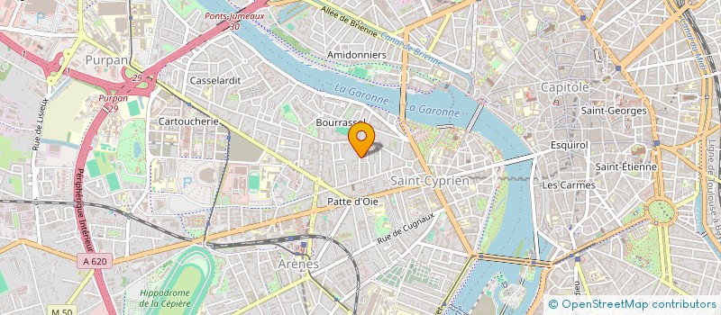 localisation de l'entreprise MONSIEUR STEPHANE JEANDET  TOULOUSE