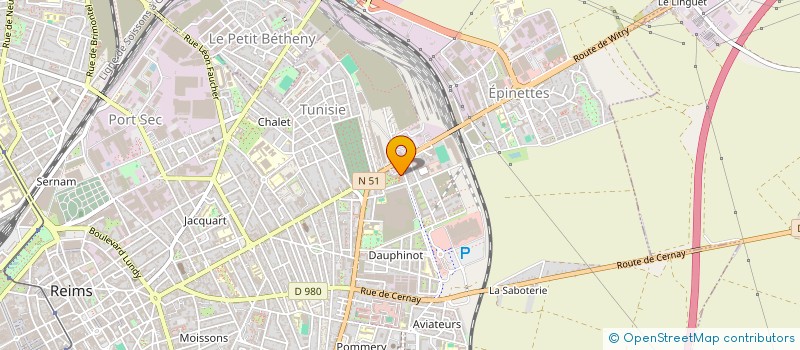 localisation de l'entreprise MONSIEUR STEPHANE JENOUVRIER  REIMS