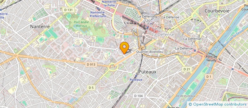 localisation de l'entreprise MONSIEUR STEPHANE JEROME GODALLIER  PUTEAUX