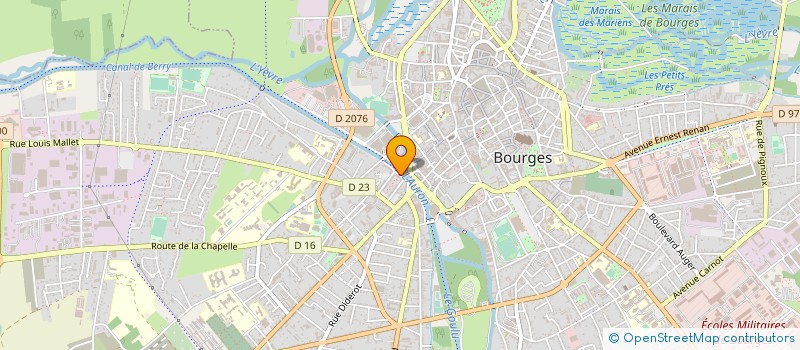 localisation de l'entreprise MONSIEUR STEPHANE JOLIVET  BOURGES