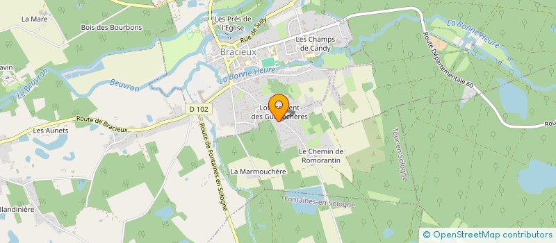 localisation de l'entreprise MONSIEUR STEPHANE JOLIVET  TOUR-EN-SOLOGNE