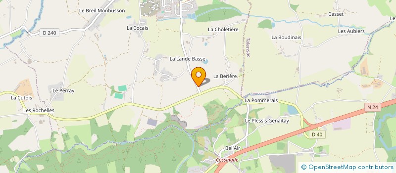 localisation de l'entreprise MONSIEUR STEPHANE JOLLIVET  LE VERGER