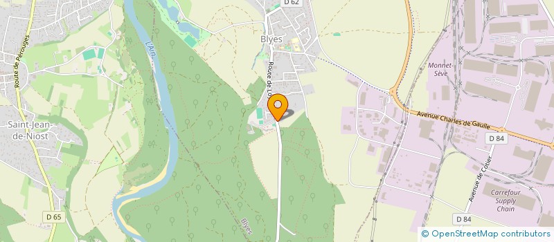 localisation de l'entreprise MONSIEUR STEPHANE JOLY  BLYES