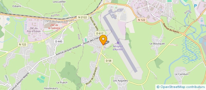 localisation de l'entreprise MONSIEUR STEPHANE JOLY à ARPAJON-SUR-CERE