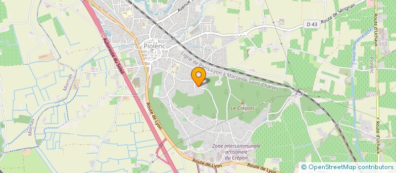 localisation de l'entreprise MONSIEUR STEPHANE JOLYON à PIOLENC