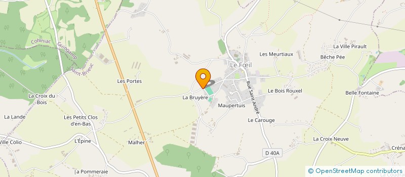 localisation de l'entreprise MONSIEUR STEPHANE JOUAN  LE FIL