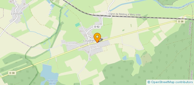 localisation de l'entreprise MONSIEUR STEPHANE JOUAVILLE  LOUDREFING