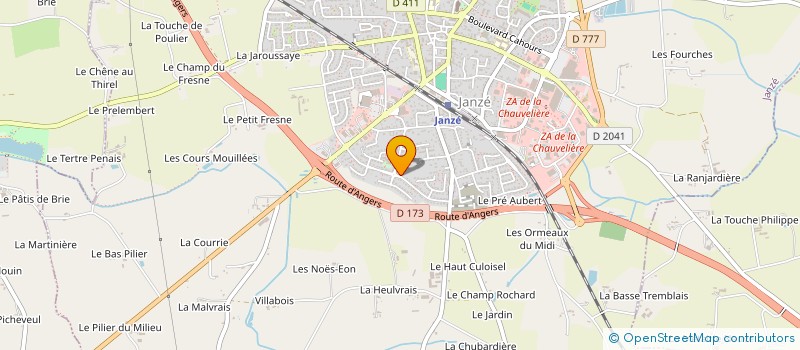 localisation de l'entreprise MONSIEUR STEPHANE JOUIN  JANZE