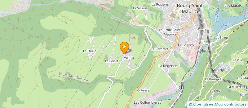 localisation de l'entreprise MONSIEUR STEPHANE JOUMARD  BOURG-SAINT-MAURICE