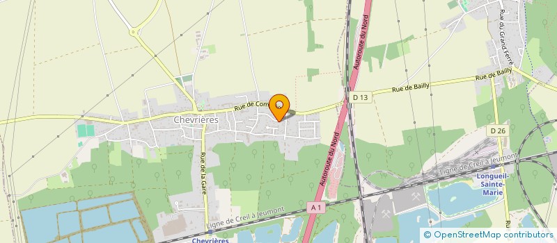 localisation de l'entreprise MONSIEUR STEPHANE JOURDIN  CHEVRIERES