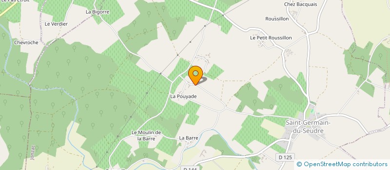 localisation de l'entreprise MONSIEUR STEPHANE JOUTEAU à SAINT-GERMAIN-DU-SEUDRE