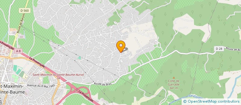 localisation de l'entreprise MONSIEUR STEPHANE JULIEN à SAINT-MAXIMIN-LA-SAINTE-BAUME