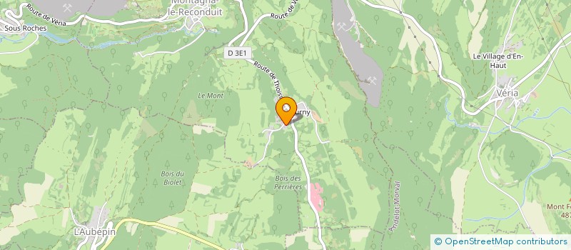 localisation de l'entreprise MONSIEUR STEPHANE JUMEAU à MONTAGNA-LE-RECONDUIT