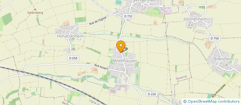 localisation de l'entreprise MONSIEUR STEPHANE JUNG  ROTTELSHEIM