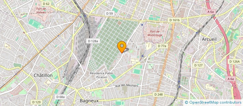 localisation de l'entreprise MONSIEUR STEPHANE KAMEL à BAGNEUX