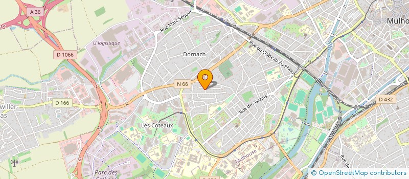 localisation de l'entreprise MONSIEUR STEPHANE KANNENGIESER à MULHOUSE